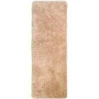Champ Washable Shag Rug 67x180cm - Gold, Polyester