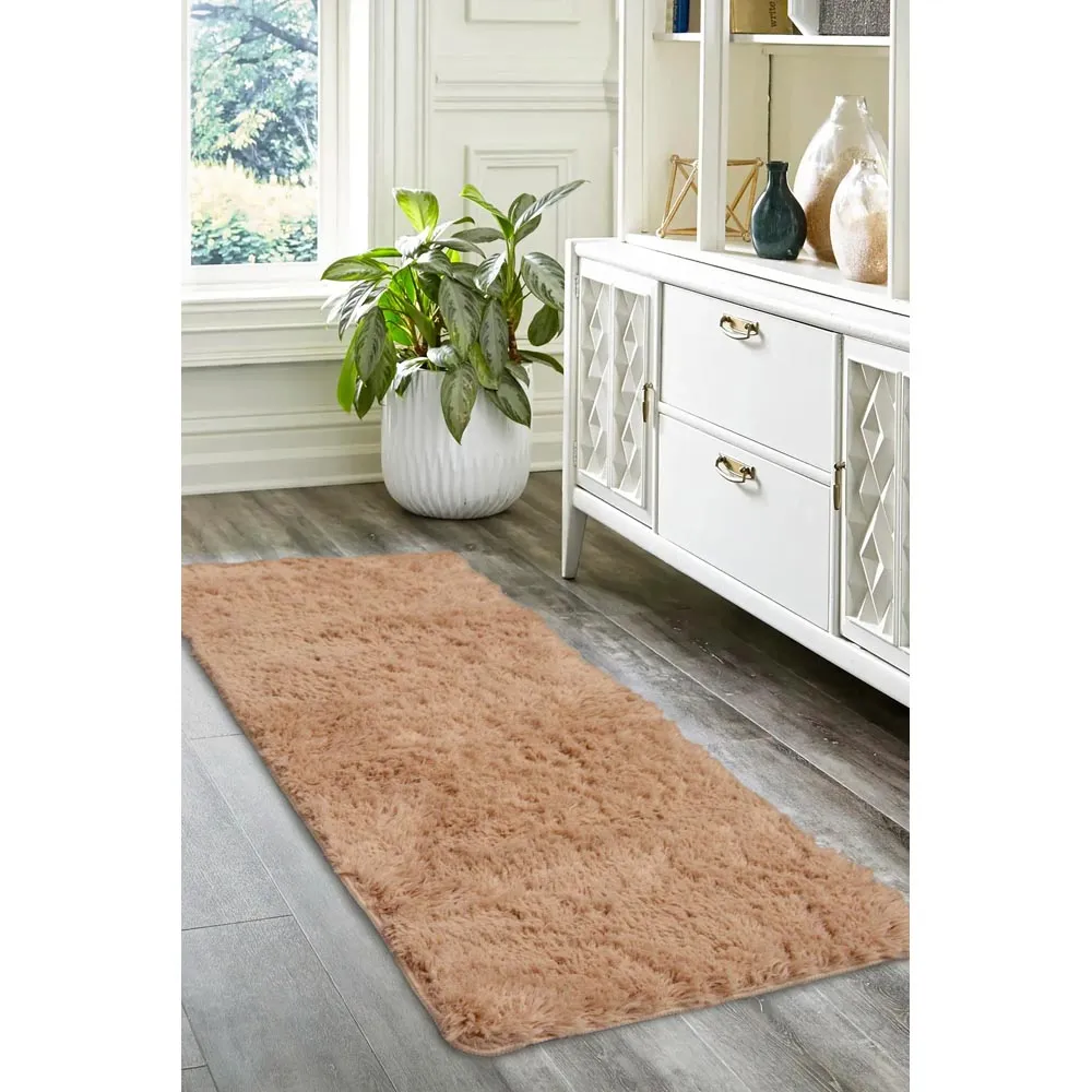 Champagne Soft Washable Rug - Cream