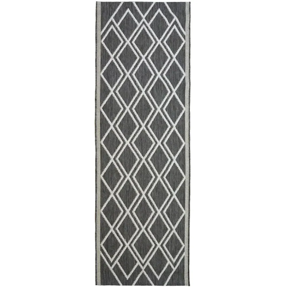 County Diamonds Rug - Silver image