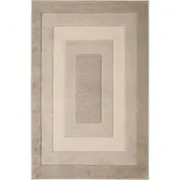 Daytona Border Rug - Latte, Polypropylene