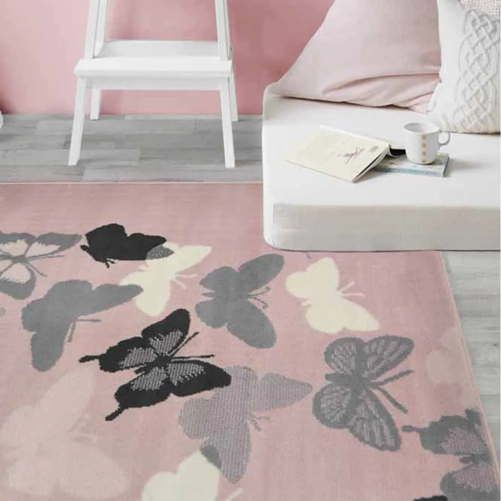 Maestro Butterfly Rug 160x230cm - Grey, Polypropylene