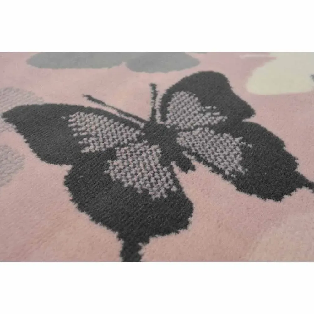 Maestro Butterfly Rug 80x150cm - Grey, Polypropylene