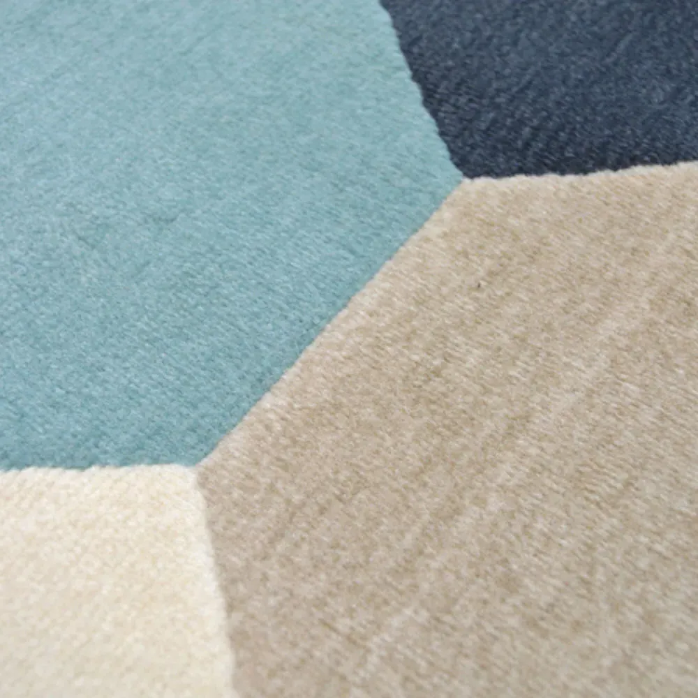 Melrose Creation Venus Geometric Rug - Teal