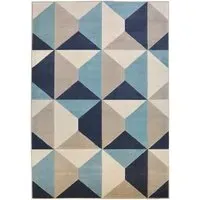 Melrose Creation Venus Geometric Rug - Teal