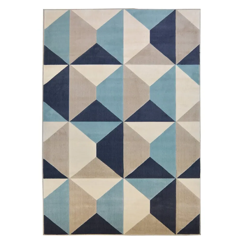 Melrose Creation Venus Geometric Rug - Teal