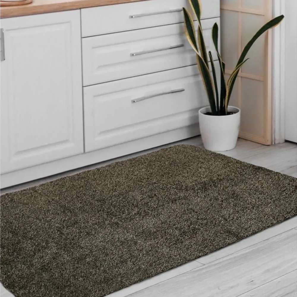 Melrose Distributer Door Mat - Taupe, Polyester