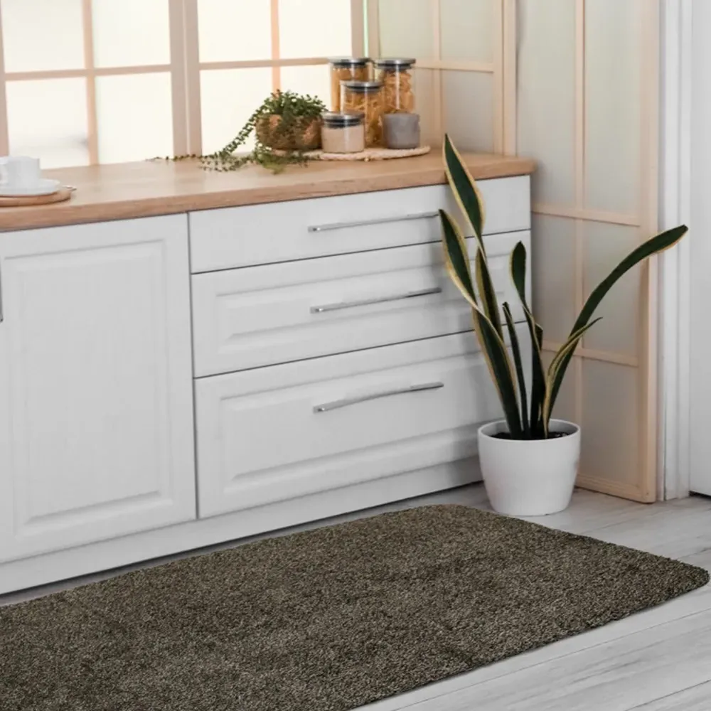 Melrose Distributer Door Mat - Taupe, Polyester