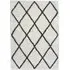 Monochrome Snug Diamond Shaggy Rug - Polyester