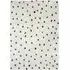 Monochrome Snug Spotty Shaggy Rug - White, Polyester