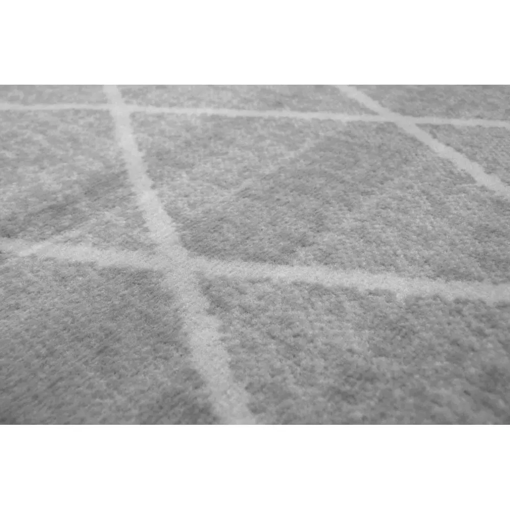 Overlap Diamond Rug 160 x 230cm - Grey