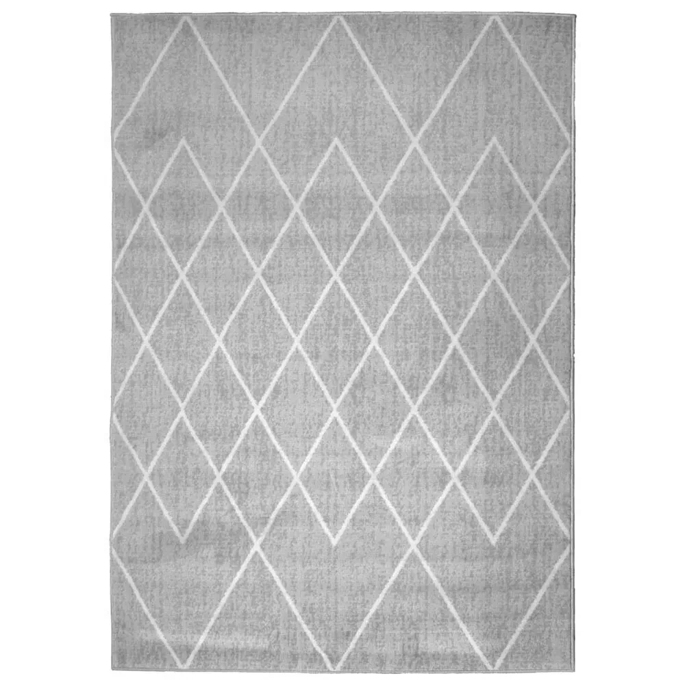 Overlap Diamond Rug 160 x 230cm - Grey