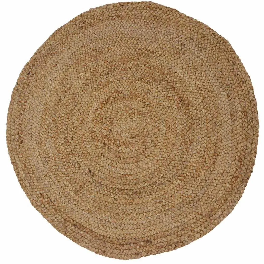 Relay Round Rug 133cm - Jute