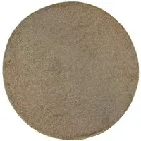 Relay Round Rug 200cm - Brown