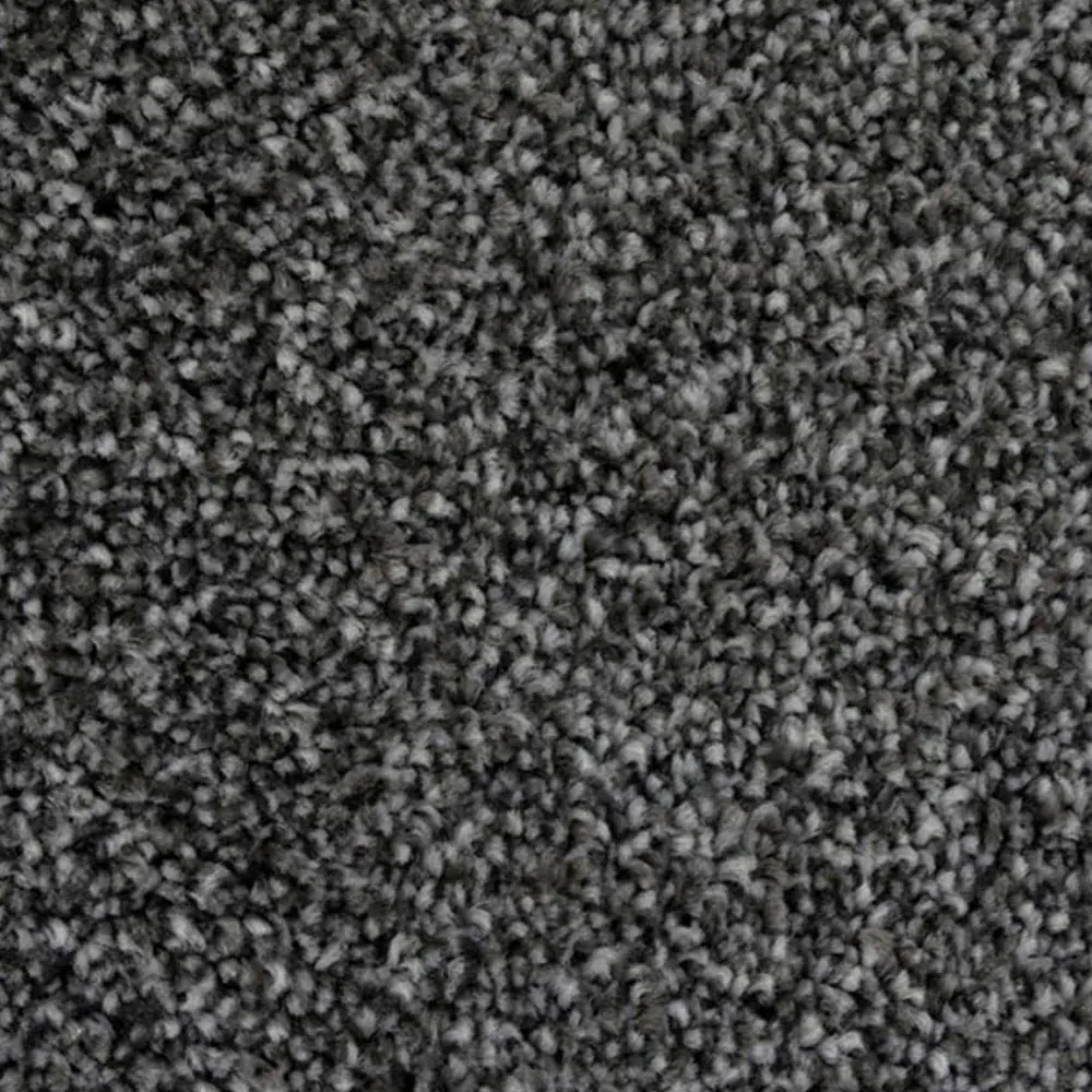 Relay Round Rug 200cm - Charcoal, Mixed Fibres