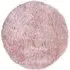 Round Shaggy Rug - Pink, Polyester