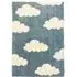 Snug Cloud Shaggy Rug - Blue, Polyester