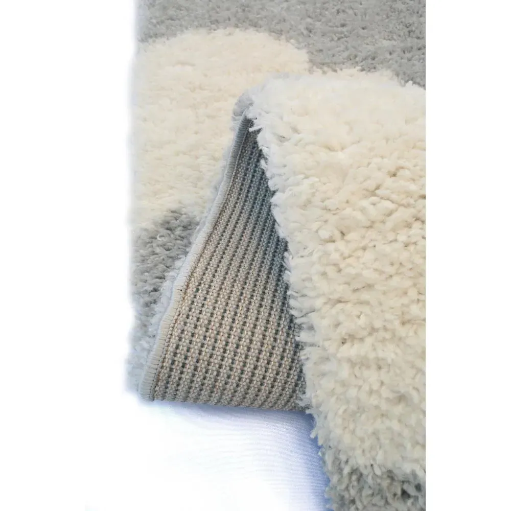 Snug Cloud Shaggy Rug - Grey, Polyester