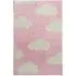 Snug Cloud Shaggy Rug - Pink, Polyester