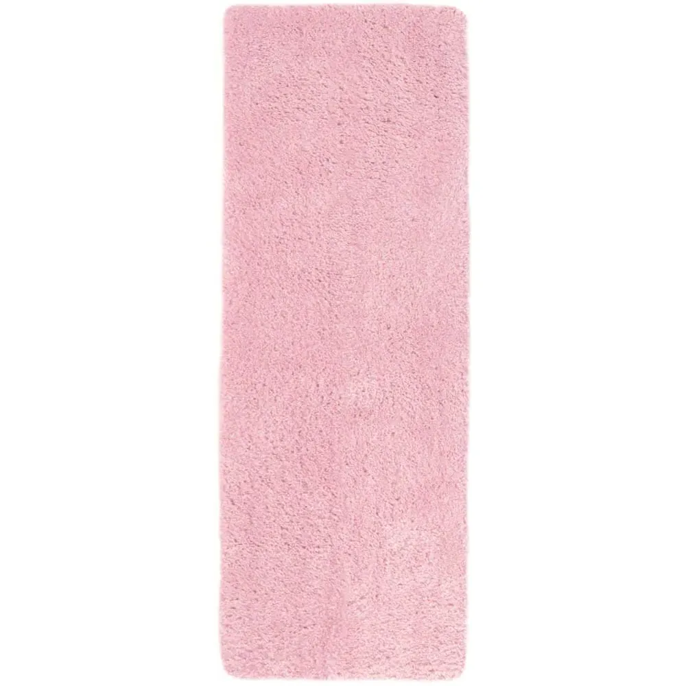 Snug Plain Shaggy Rug - Pink, Polyester image