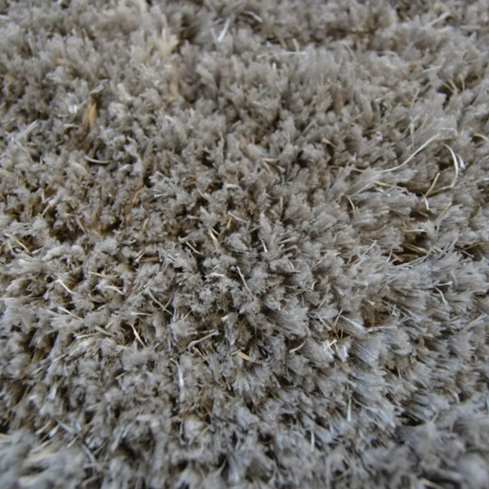 Soft Washable Rug 140 x 200cm - Grey, Polyester