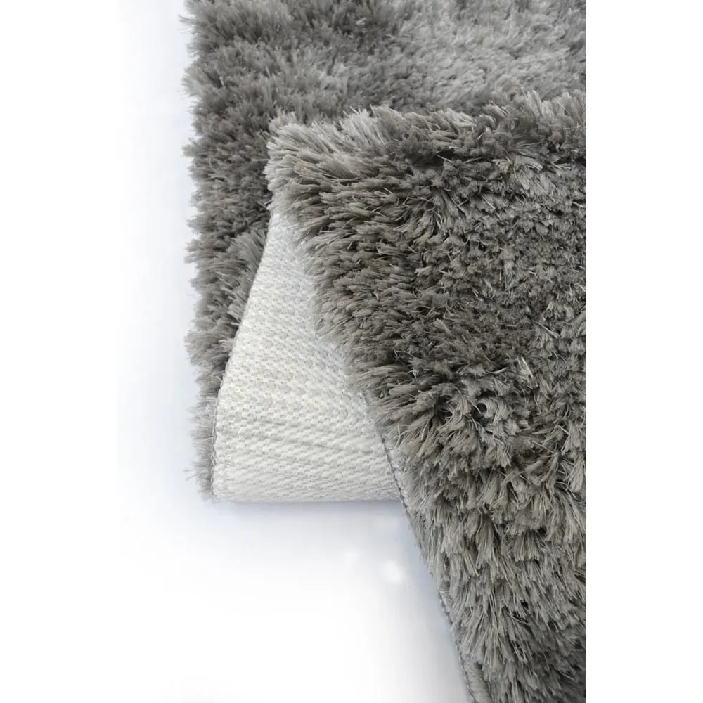Soft Washable Rug 60 x 100cm - Grey, Polyester