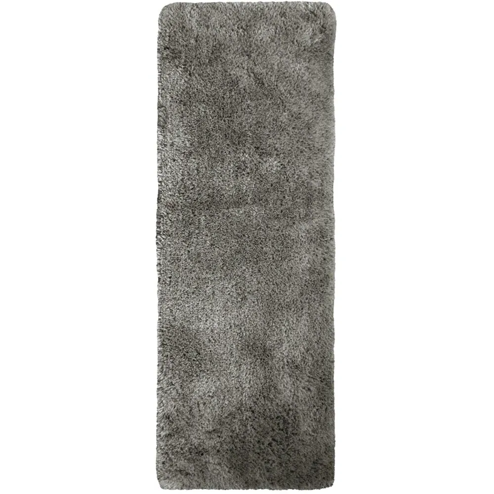 Soft Washable Rug 60 x 100cm - Grey, Polyester image