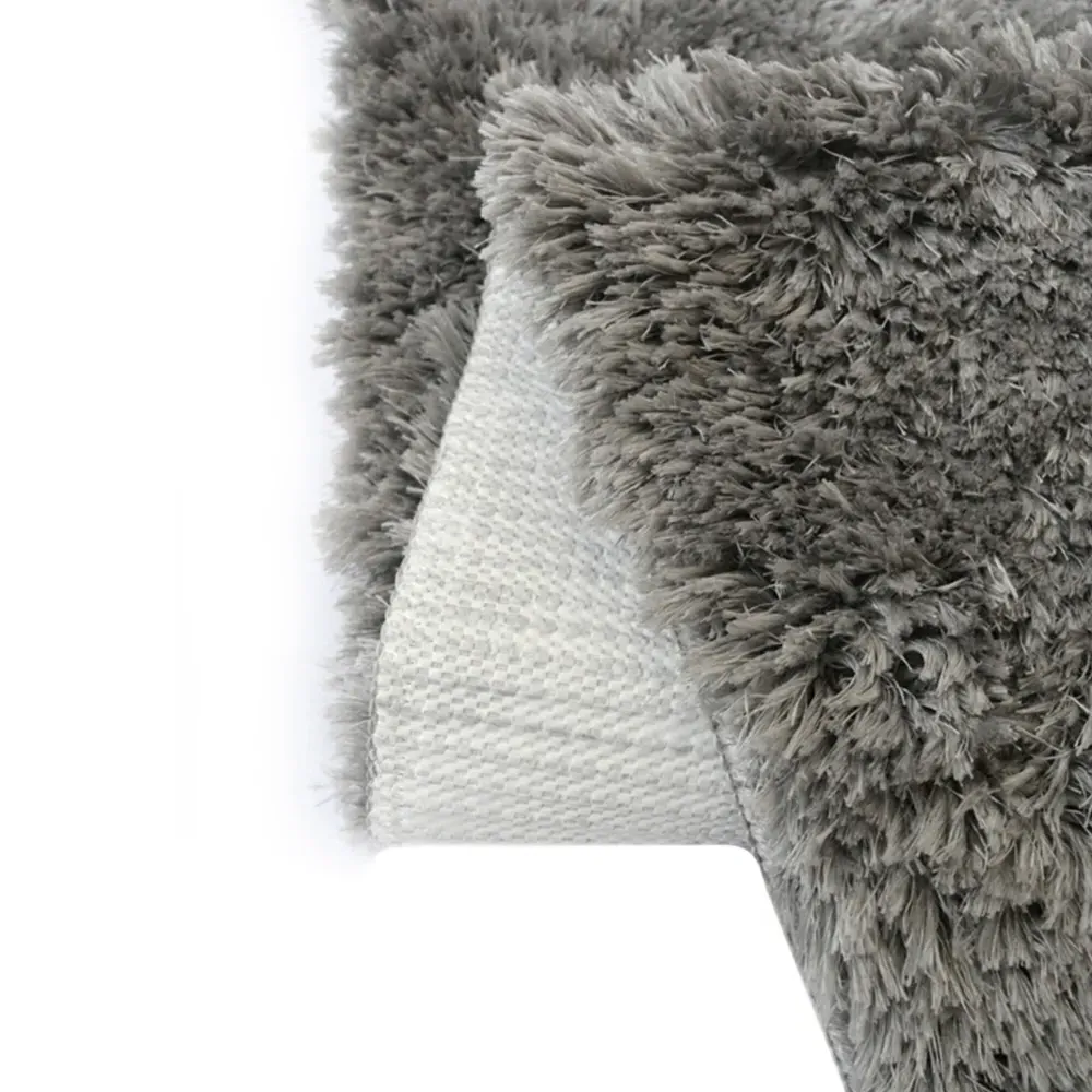 Soft Washable Rug 67 x 180cm - Grey, Polyester