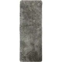 Soft Washable Rug 67 x 180cm - Grey, Polyester