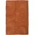 Terracotta Snug Plain Shaggy Rug - Orange, Polyester