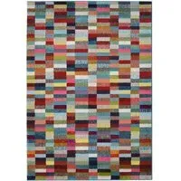 Villa Broken Blocks Rug - Multi, Polypropylene