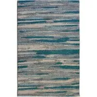 Villa Duck Egg Rug - Blue, Polypropylene