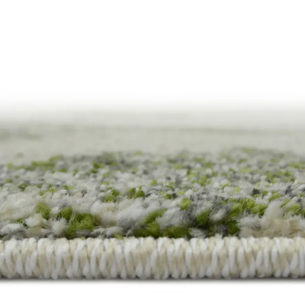 Villa Leaf Rug - Green, Polypropylene