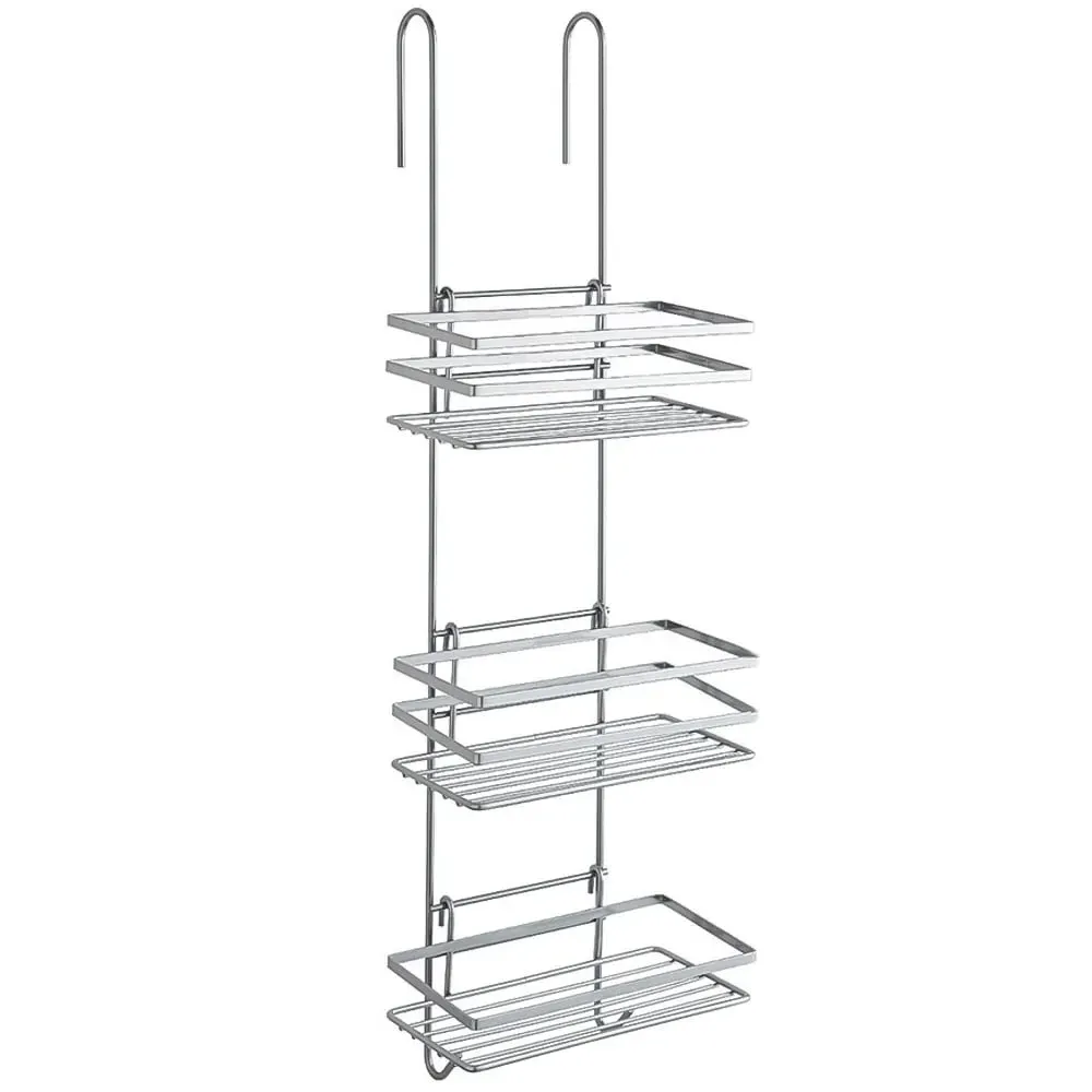 3 Tier Hanging Bathroom Caddy - Silver image