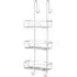 3-Tier Over Door Shower Caddy - Silver, Aluminium