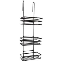 3-Tier Shower Caddy - Black, Steel