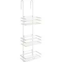 3-Tier Shower Caddy - White, Steel