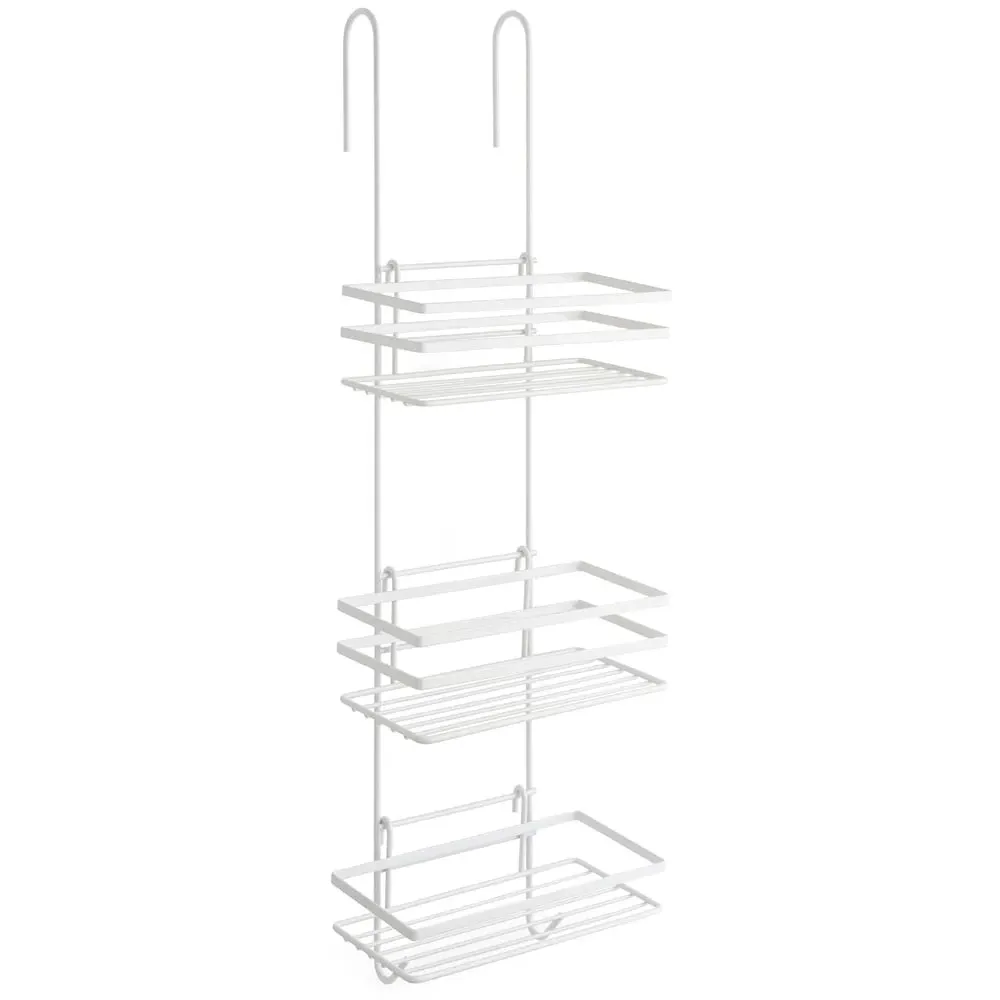 3-Tier Shower Caddy - White, Steel