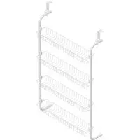 4 Tier Hanging Storage Rack - Silver