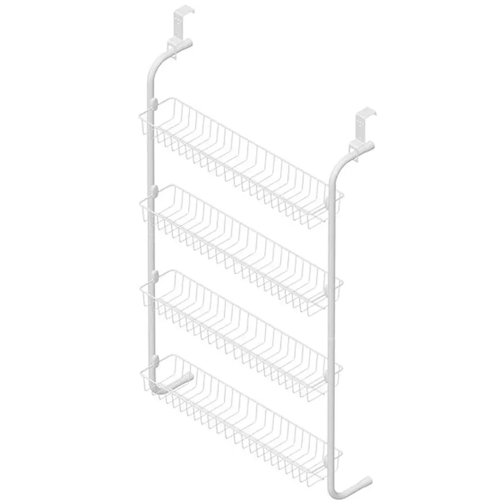 4 Tier Hanging Storage Rack - Silver image