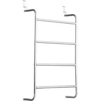4 Tier Over Door Towel Bar - Silver