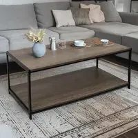 Coffee Table with Storage - Grey