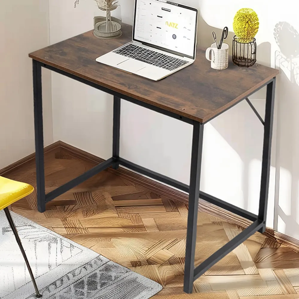 Computer Desk - Dark Brown, Metal image
