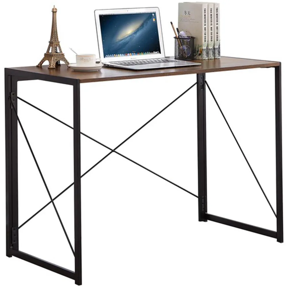 Folding Indoor Table - Rustic Brown