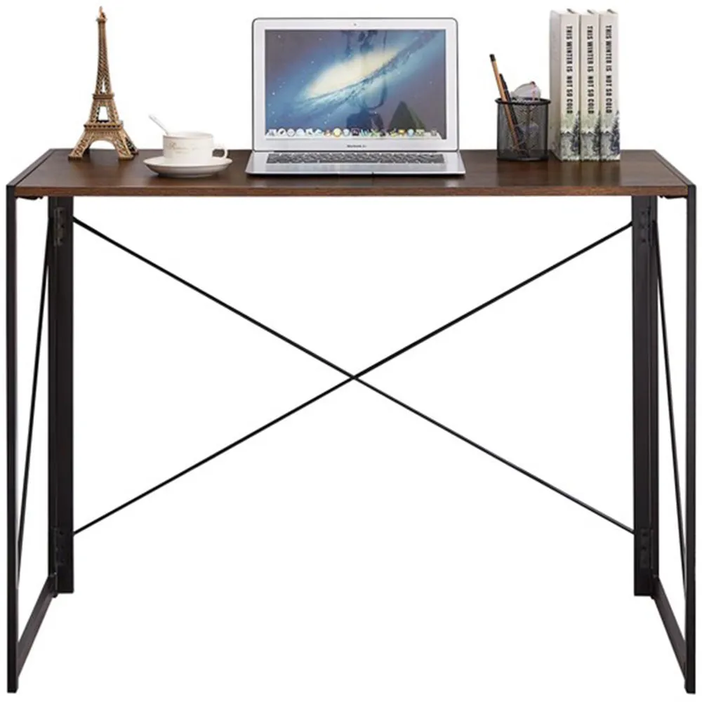 Folding Indoor Table - Rustic Brown