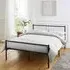 King Size Metal Bed Frame - Black