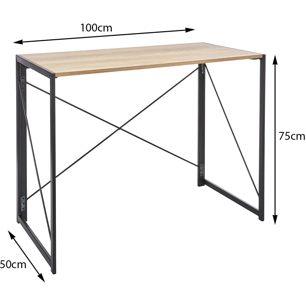 Multifunction Folding Desk - Black