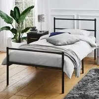 Single Bed Frame - Black, Metal