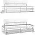 Steel Shower Caddy Pack of 2 - Silver