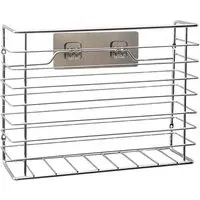 Wall Mounted Kitchen Storage Basket - Chrome
