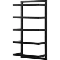 Wall Mounted Towel Holder - Black